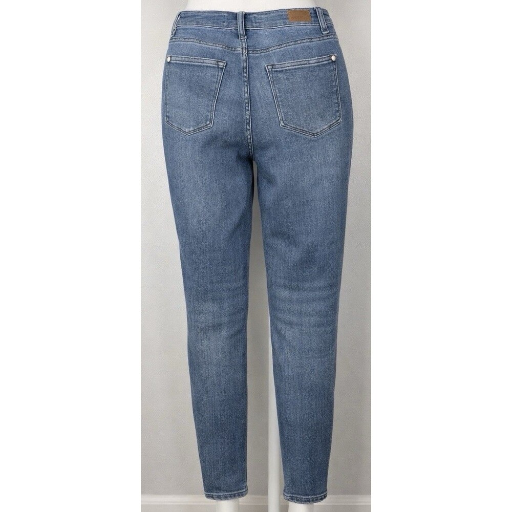 Mid Rise Skinny Jeans Women 3/26 Judy Blue Boutique Stretch Light Wash Denim